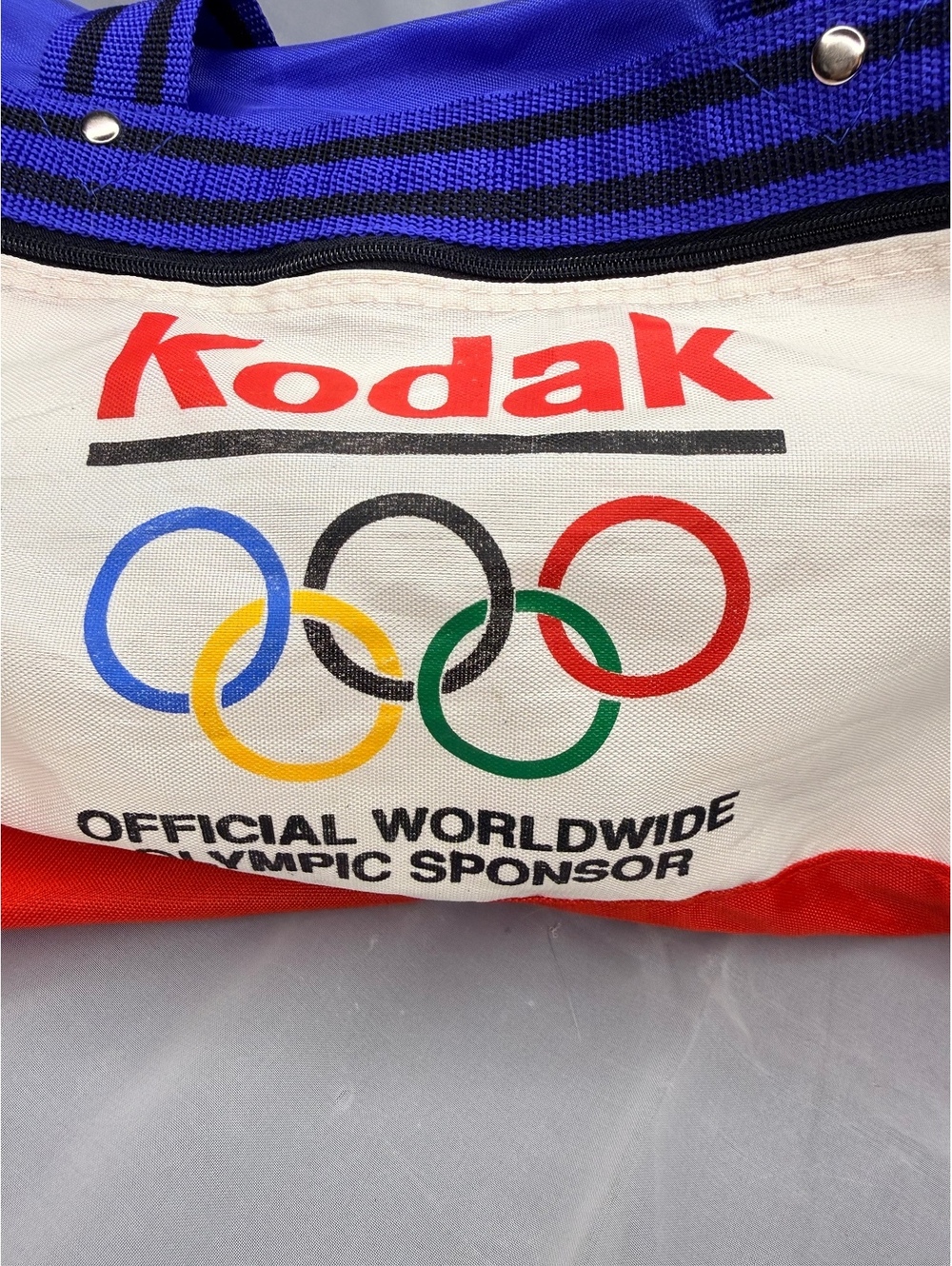 1990s Kodak Olympic Sponsor Duffel Bag Gym Bag